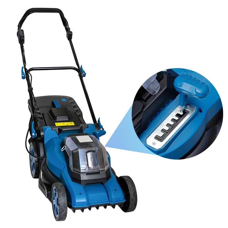 Grass Cutting Machine Foldable Electric Push Lawn Mower with Bagger Grass Trimmer 6 Variables Speeds