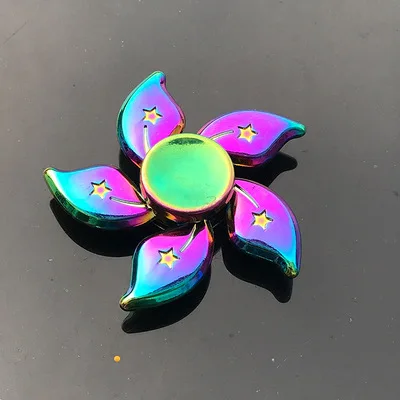 New Design Fingertip Gyro Shield Alloy Spinner Decompression Toy  For Hobbies