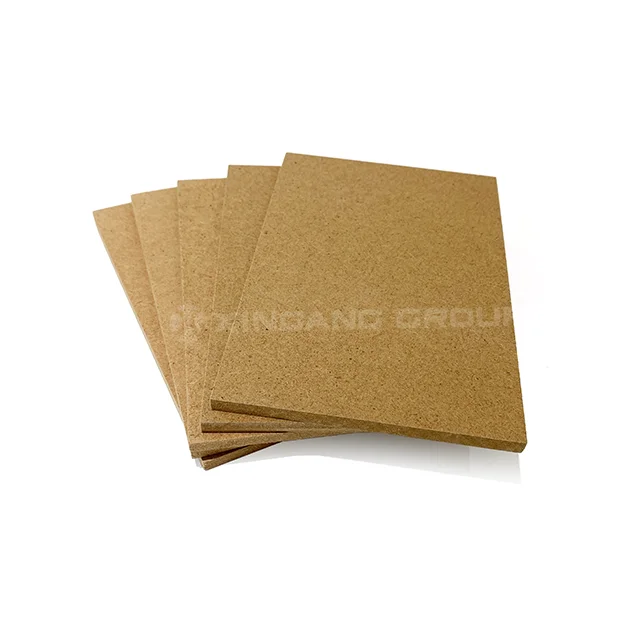 Ultra thin density board 4x8 0.8mm 2mm 3mm Plain Raw MDF Board for Furniture