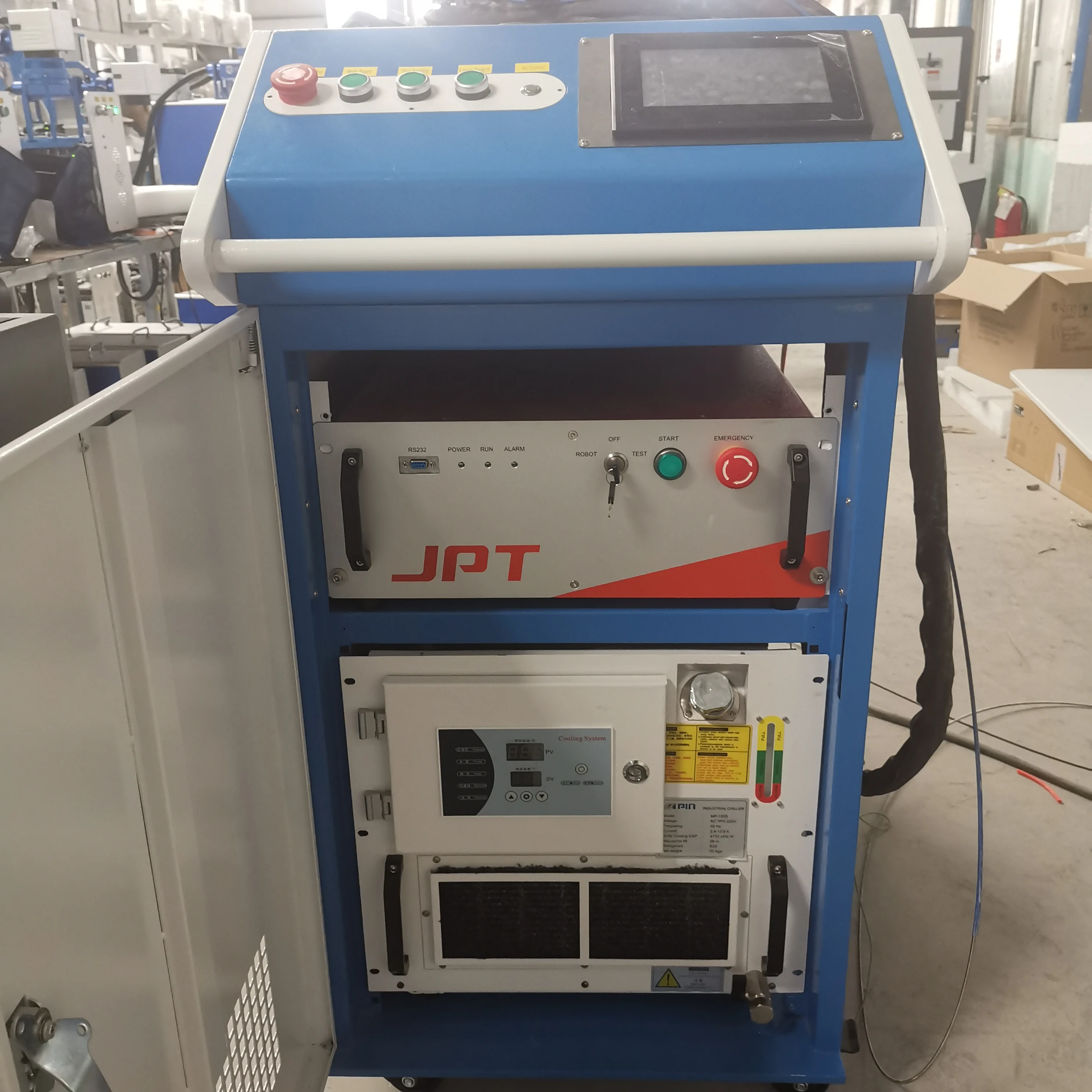  800 Вт 1000 1500 2000 Лазерный Сварочный аппарат ручной лазерный сварочный JPT источник внутренней воды охладитель для