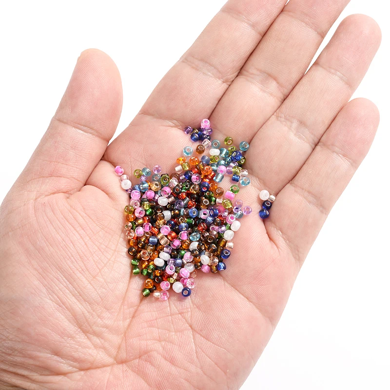 
Boxed 16000Pcs/Lot 24 Grid Mixed Color Czech Glass Seed Beads DIY Bracelet Necklace Beads For Jewelry Making DIY Necklace 
