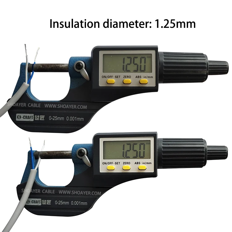 SY YGZF 2*22AWG Multi-Core Electric Silicone Wire Cable 2 Cores