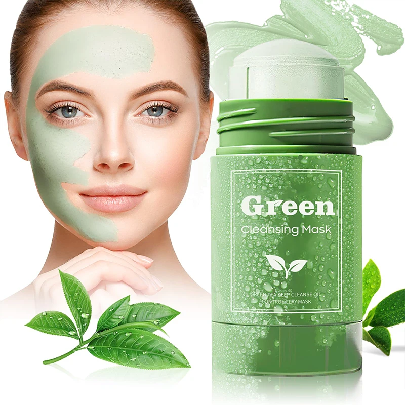 7-day Delivery Beauty Products for Women skin care Whitening Acne Treatment Green Tea Collagen Mask for Face