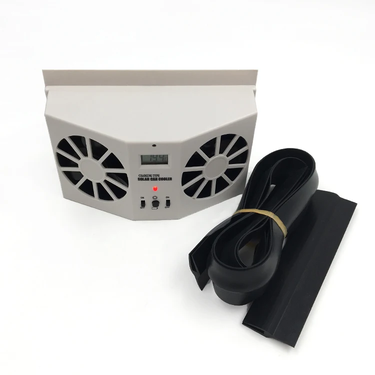Automatic solar power auto cool fan for car window