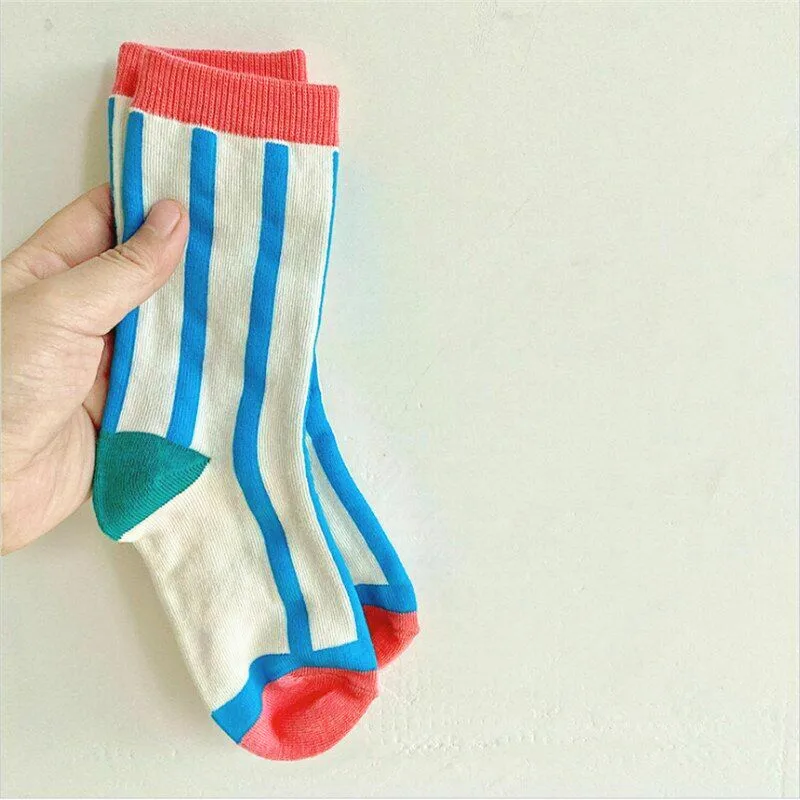Fashion Assorted Color Children Socks For Girls, Fashion Children Kids Boys Girls Socks Soft Cotton Kids Socks
