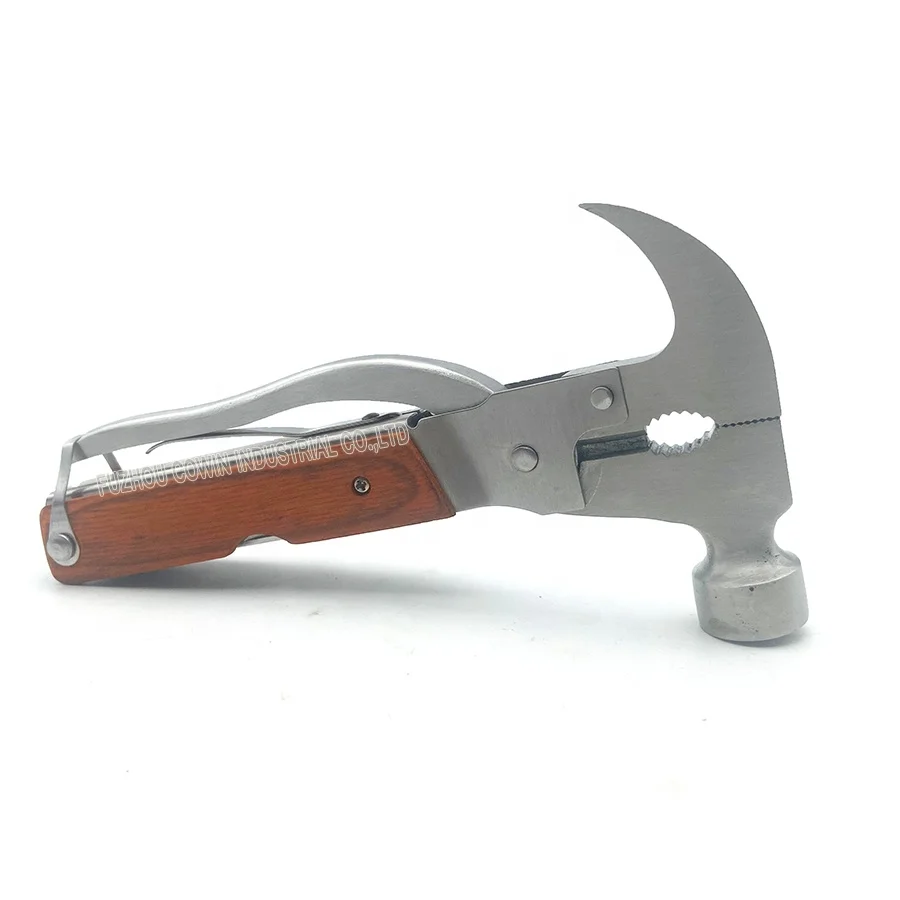 13 in 1 multitools outdoor camping survival multifunctional claw hammer with multitools
