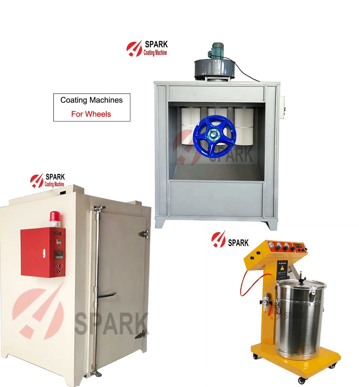 Powder Coating electrostatic spray gun used for  Powder paint CE approved Reciprocator automatic