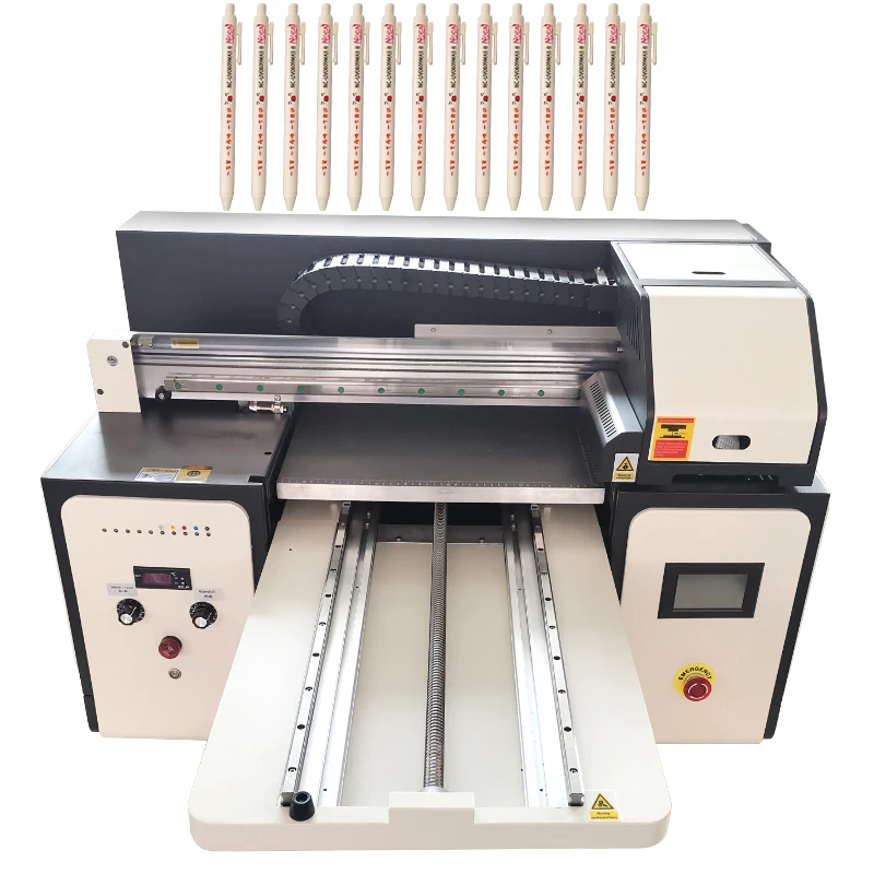 Low price xp600 print heads phone cover 3d varnish flatbed uv printer machine for glass cup with CCD