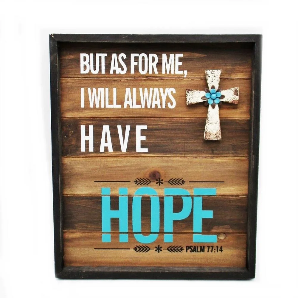 
2019 Religious Wood Wall Hanging Display Christian Products Plaque for Home Living Room Decoration and Novelty Gifts 