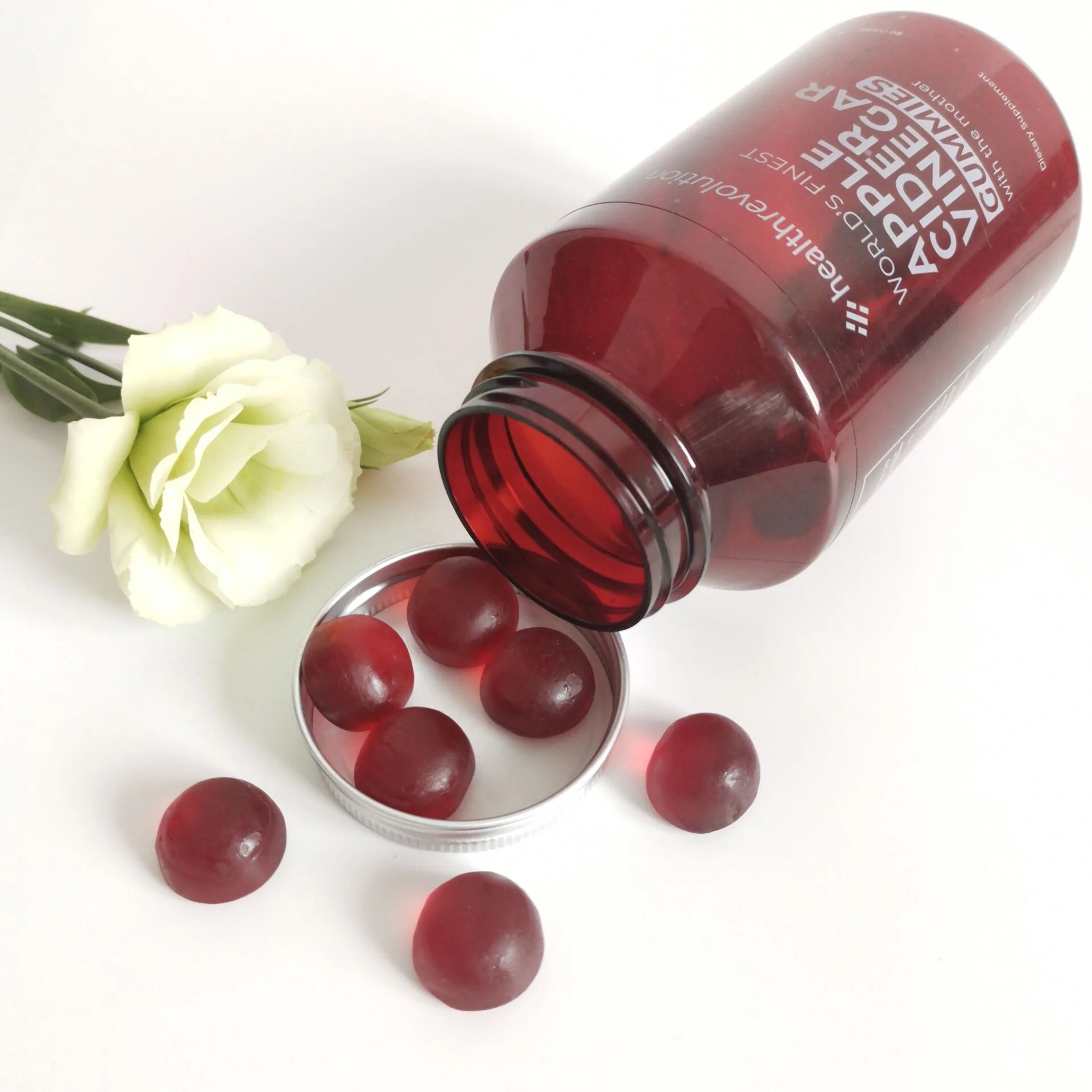 OEM Vegan Halal Gummy Candy Supplement Organic Apple Cider Vinegar Gummies Private Label