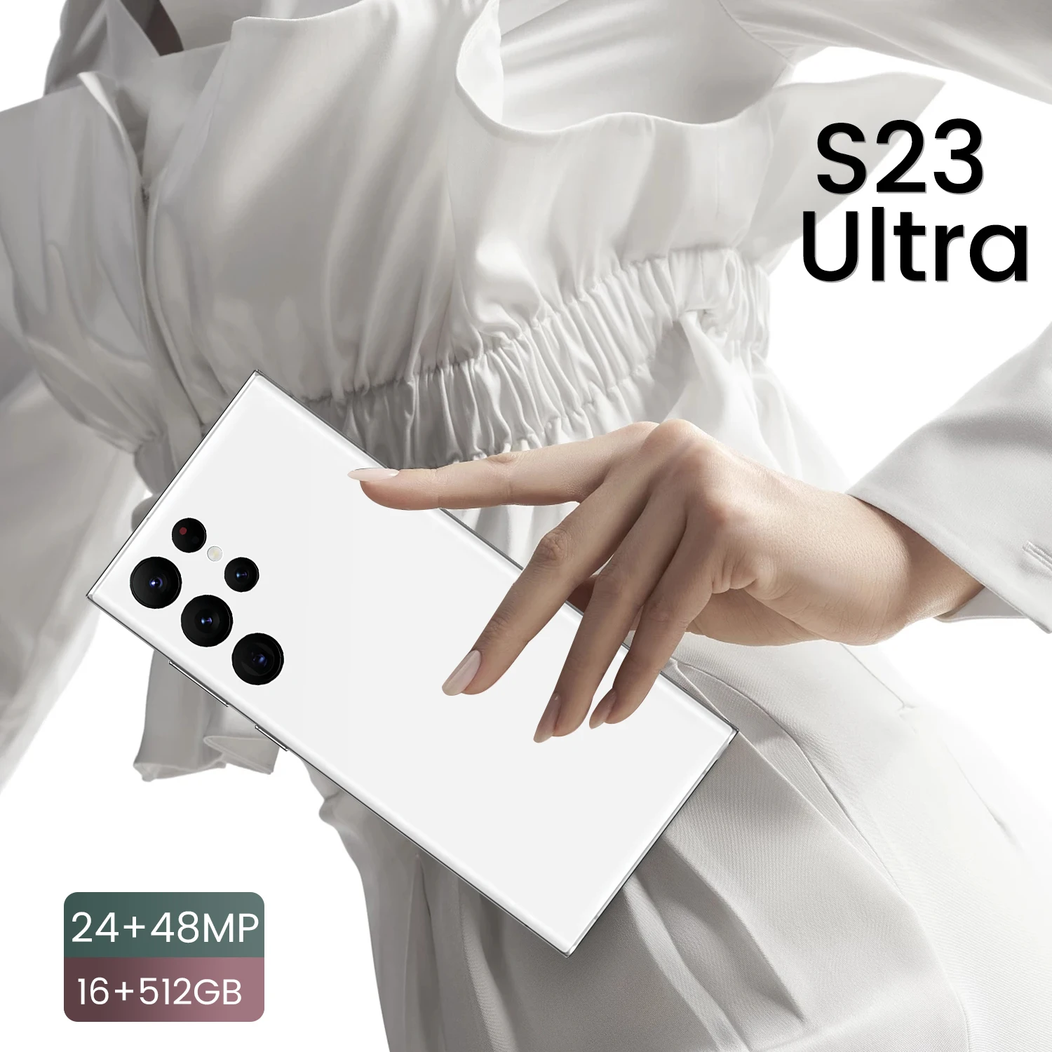Смартфон S23 Ultra 5G 16 ГБ 512 Snapdragon 8 10 ядер со стилусом 7 2 Дюйма Android 12