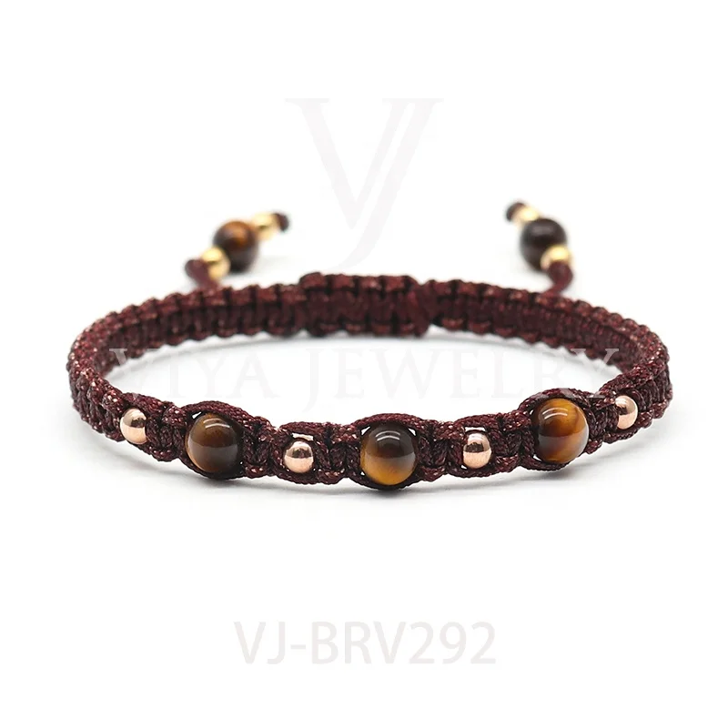 2020   Macrame Beads Bracelet for Women and Men Customized Promotional  Accessories  Magnetic Bracelet Jewelry