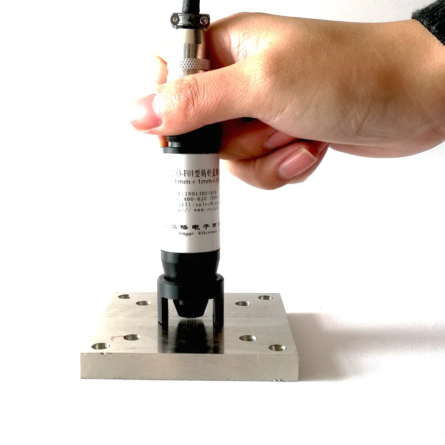 Портативный тестер сопротивления квадратной формы с четырьмя зондами