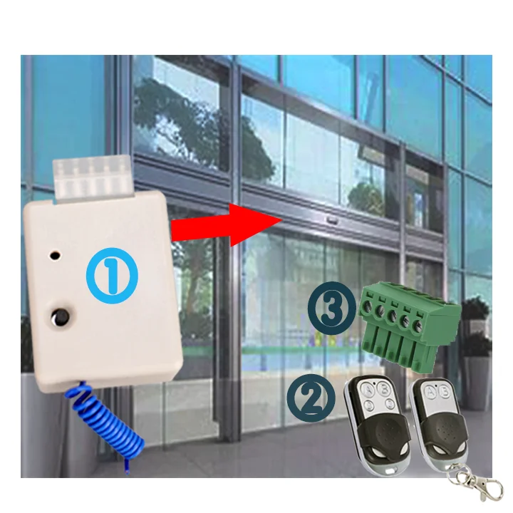 Automatic sensor door remote controller automatic glass door remote control expansion Automatic door remote control kit