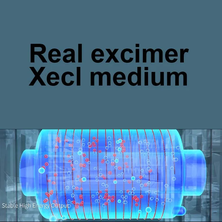 Полуостров медицинский 308 нм эксимерная лазерная терапия эксимер Xecl система для лечения витилиго и псориаза