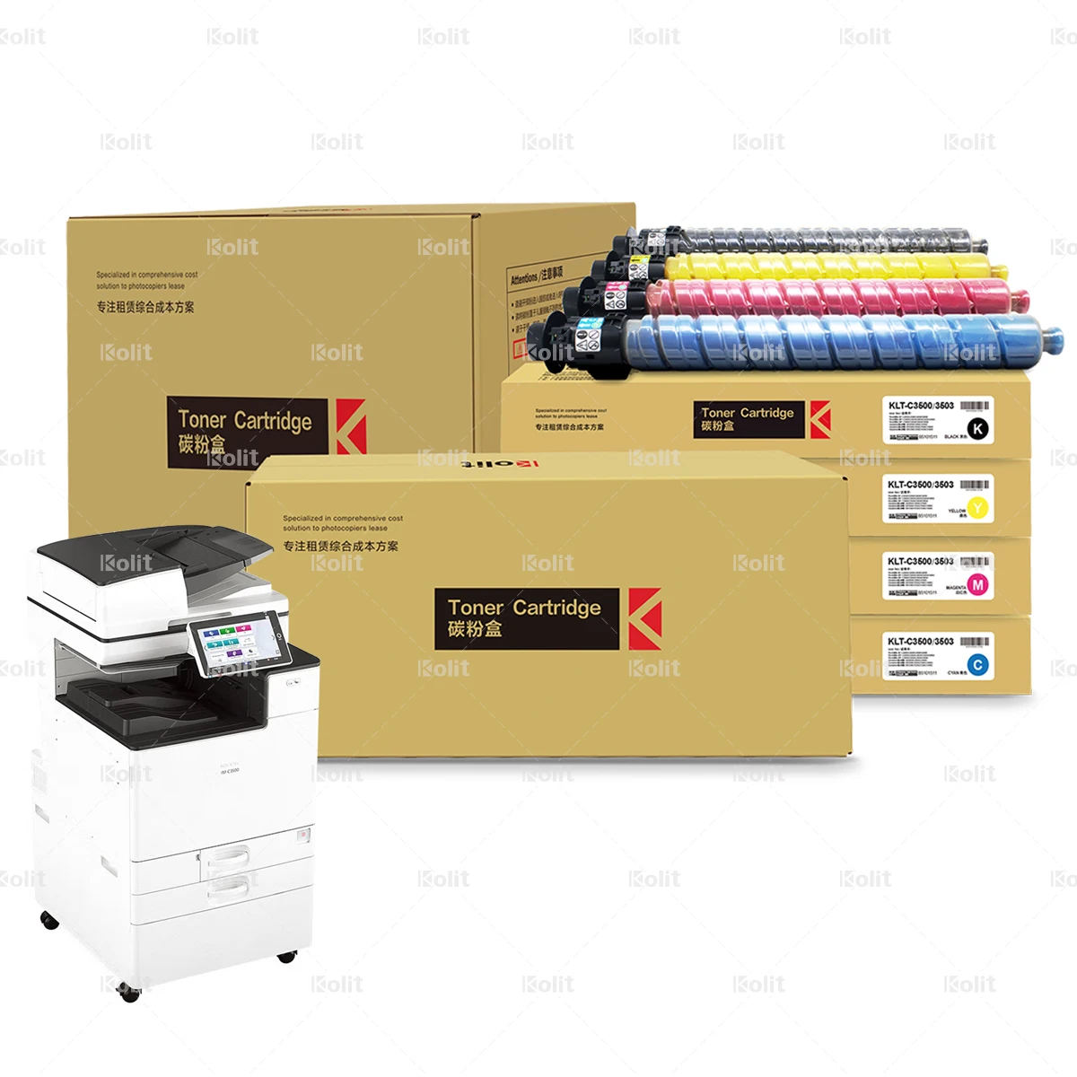 Офисный лизинговый поставщик Тонер-порошков и картриджей Ricoh для IMC3500 C4500 C6000 MPS-специальные копировальные аппараты