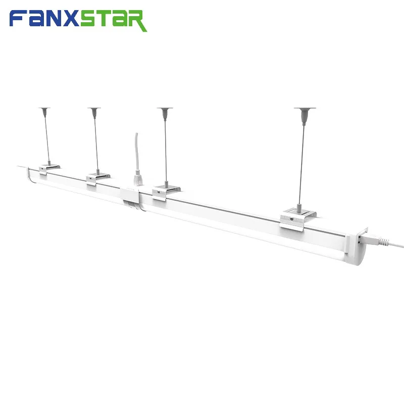 IP66  165lm/W 36W 1200mm 4FT hight-efficiency Weather proof connectable Batten LED Tri proof Lighting 5 years warranty