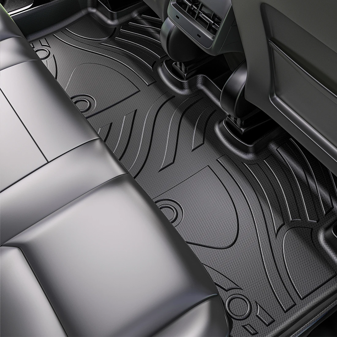 Muchkey TPE Mats For 2015 2016 2017 2018 2019 2020 Ford Ranger Raptor F150 Car Accessories All Weather Special Car Floor Mats