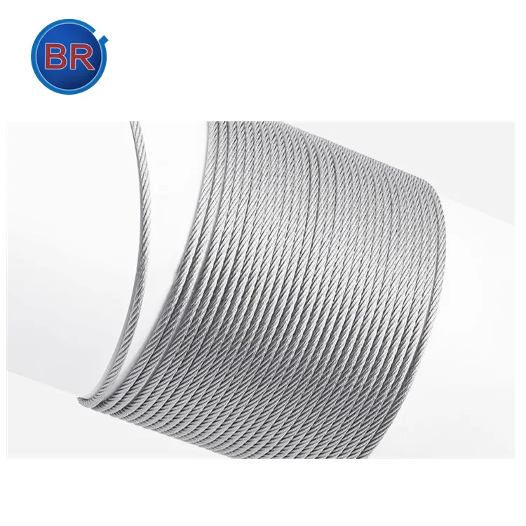 Factory Price Hot Dipped High Quality 6*19 Galvanized Steel Wire Rope 12mm 16mm For Rigging Rope