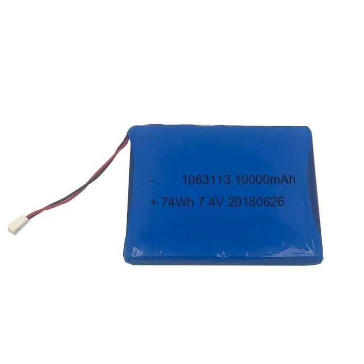 Factory Supply Li-Polymer Battery Pack 1063113 10000mAh Rechargeable High Discharge Li-ion Batteries For Medical Equipment