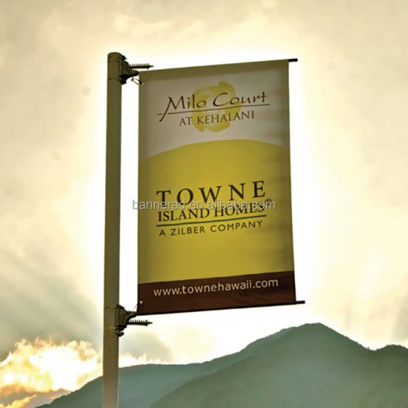 Simple design Banner saver brackets banner saver for street pole