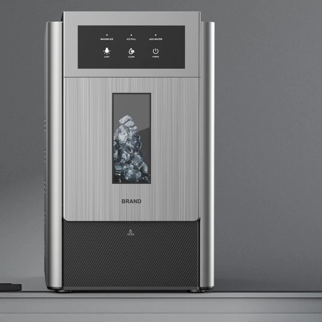 Ice Scoop First Ice 16.7kg Countertop Ice Maker Portable Mini Home Ice Cube Nugget Maker Machine