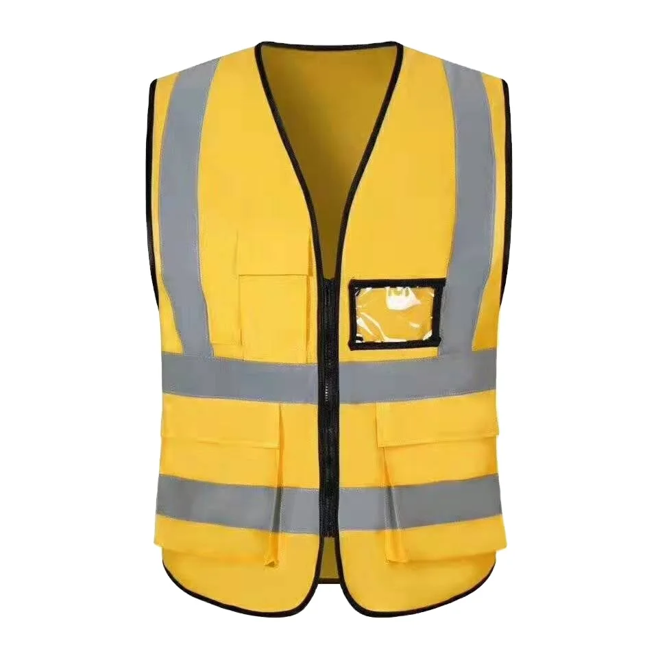 High Quality Hi Vis Reflector Jacket Reflective Safety Vest With Custom Logo