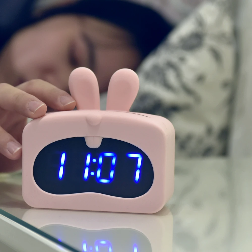 Home Decorative Display Digital Calendar Kids and Children Smart Desk Customized Promotional Led Digital Alarm Clock