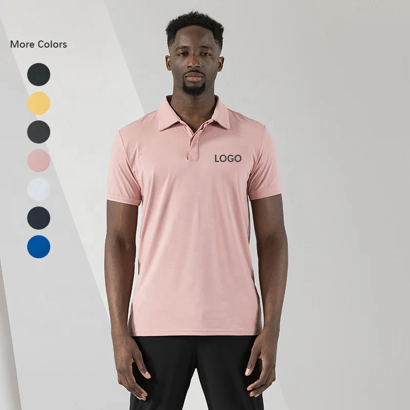 Mens Ice Cooling Plus Size Golf Tennis Shirts Moisture Wicking Quick Dry Short Sleeve Polo Shirts for Men