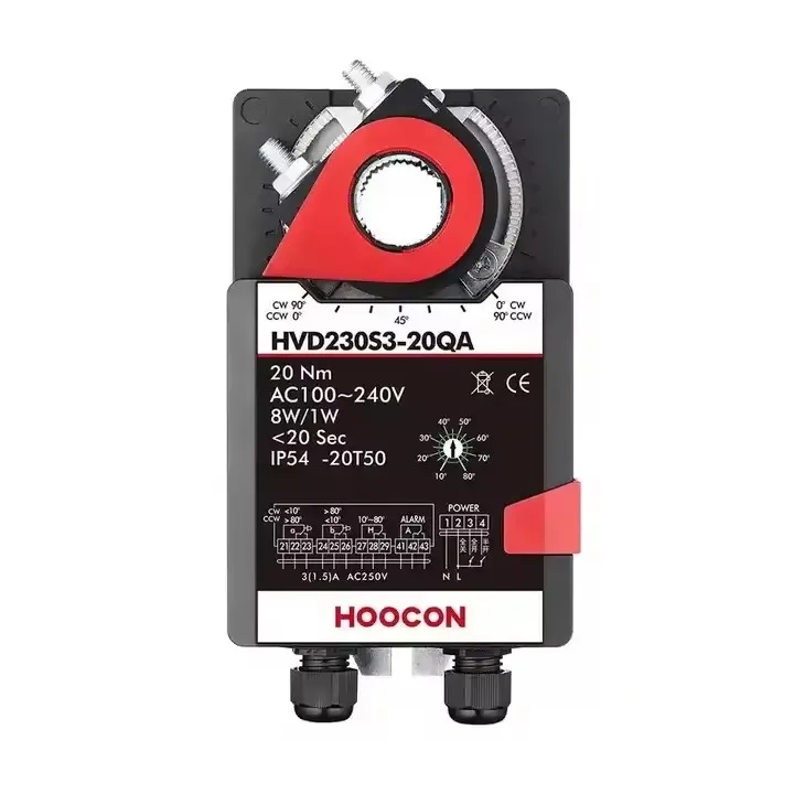 Factory Sale On-Off Control 20Nm Damper High Speed Air Damper Actuator 230V