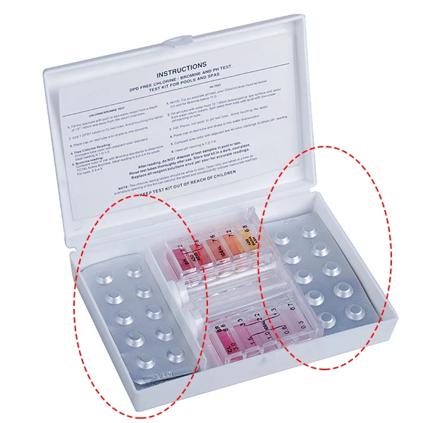 Pool & Spa Water Pool Test tablets pill For Swimming pool