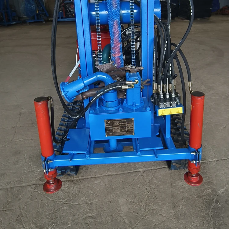 mini caseras maquina perforadora para pozos de agua artesanas artesian water well portable machine soil rock sampling drilling