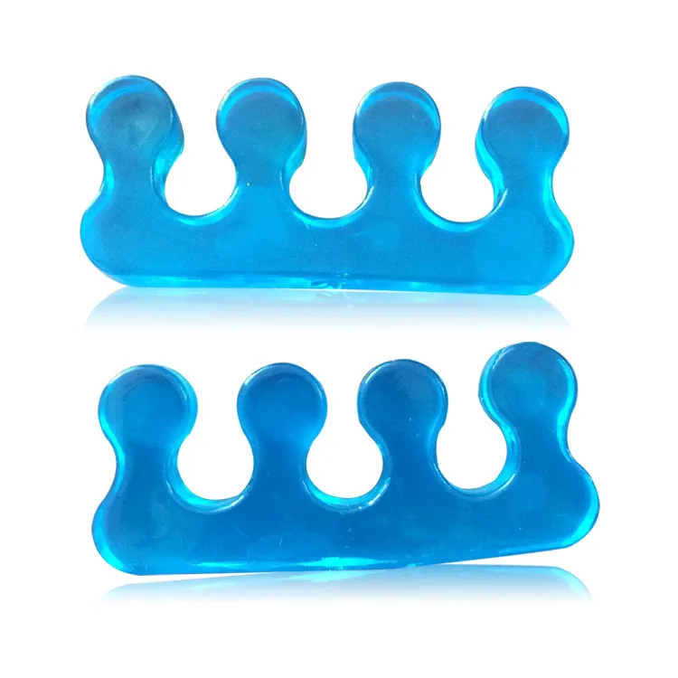 2pcs/set Soft Foot Care Product Toe Stretcher Separator Pain Relief Silicone Bunion Gel for Women Men