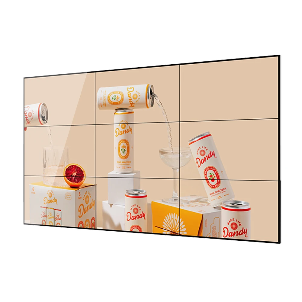 LCD Video Wall 55inch Indoor Display Screen Commercial Digital Signage for Mall Hotel Airport Conference Room Control Center