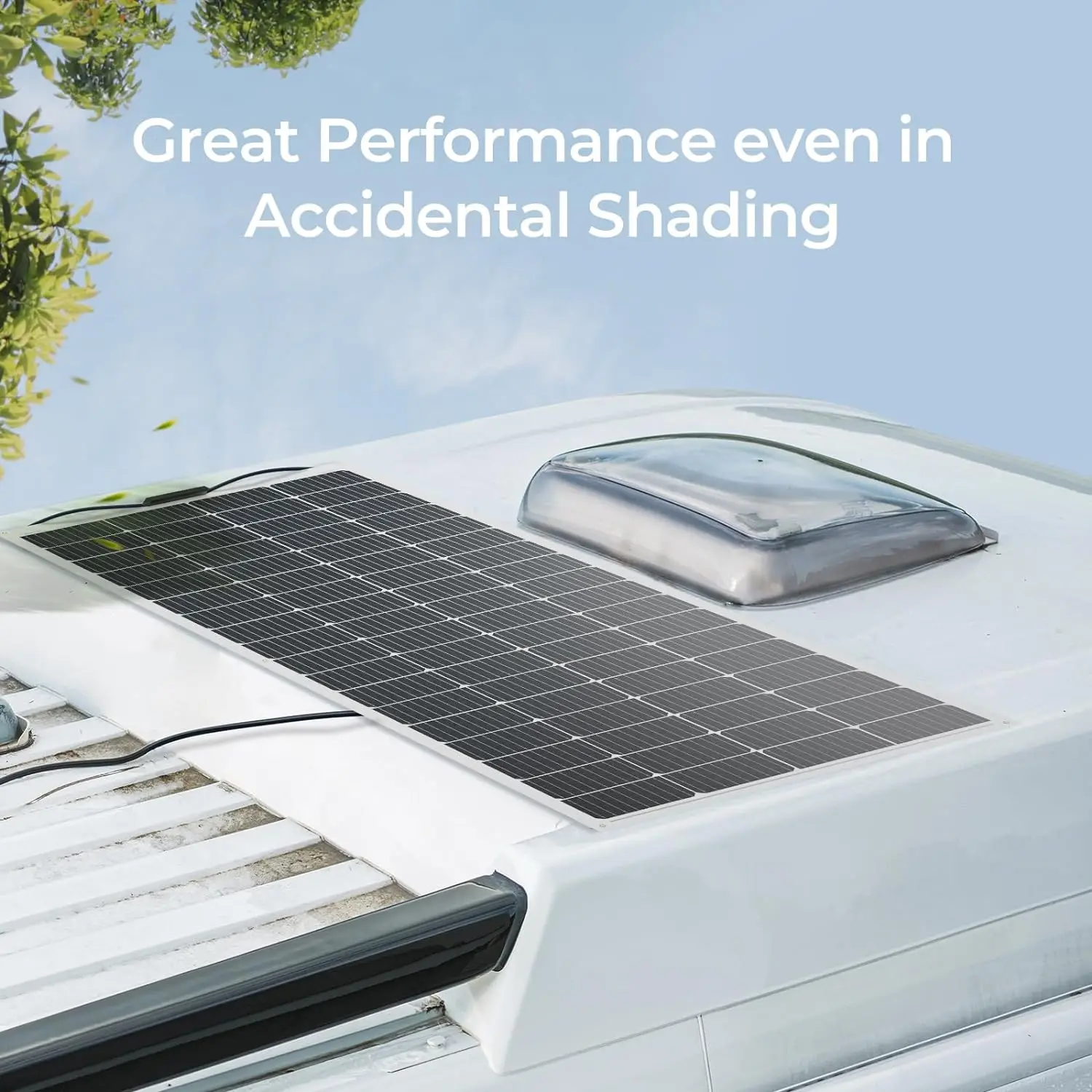 ETFE Solar Panel 100W 18V Solar Battery Charger Flexible Solar Panel Off Grid Car Caravan Camping Motorhomes Phone Boat Home