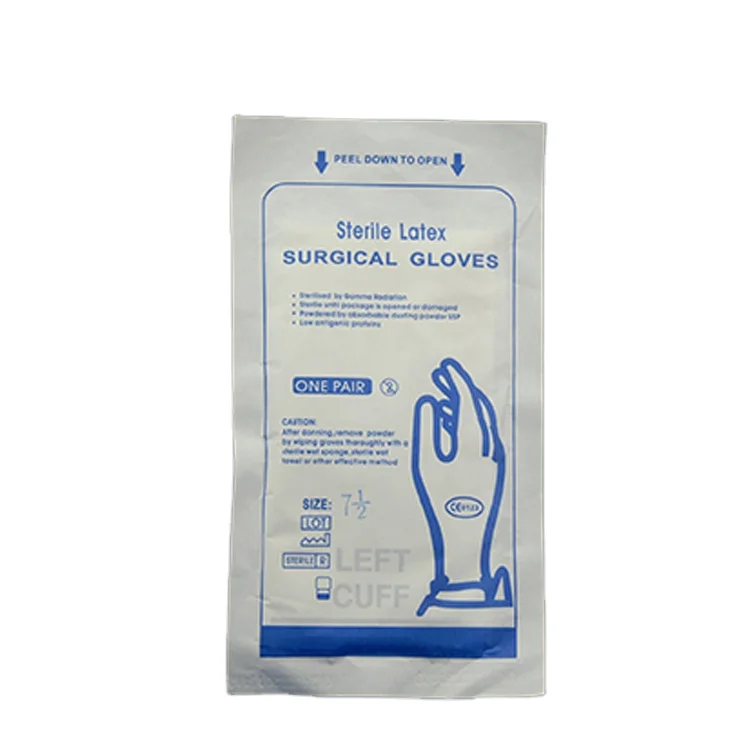 medical supply Powder free sterile latex surgical glove 7.5 powder free