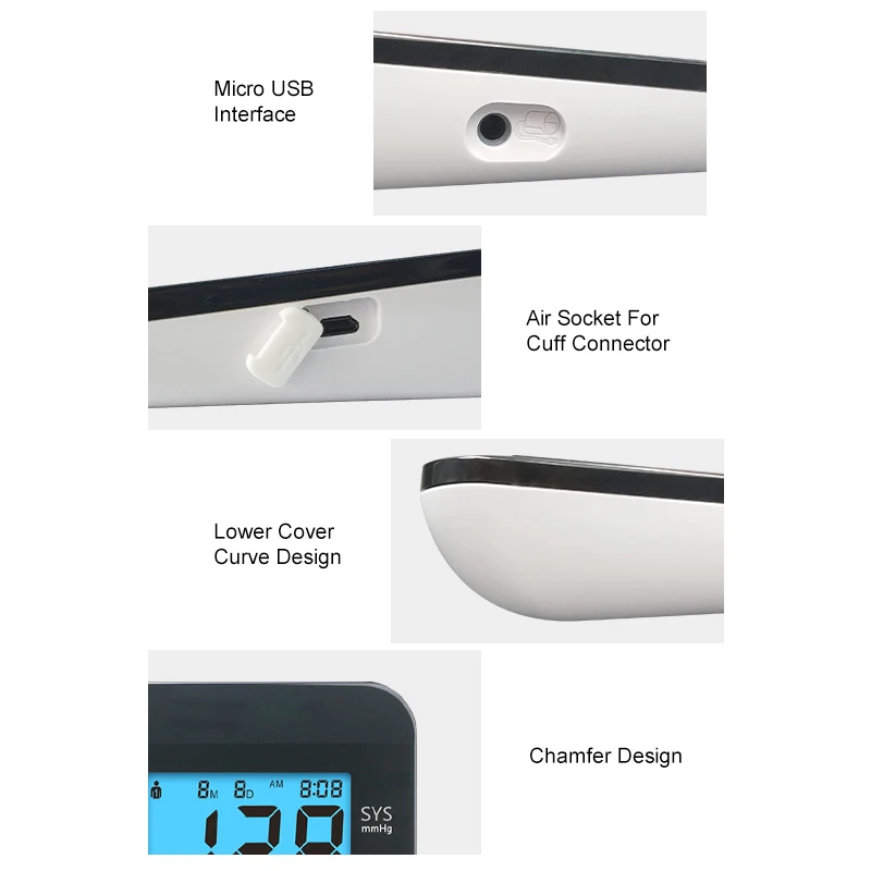 Автоматический электронный тонометр Портативный Ультратонкий прибор для измерения артериального давления монитор 2021