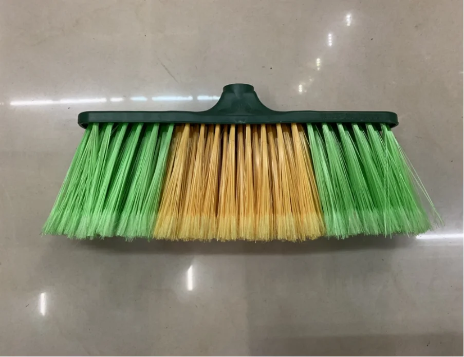 Hot sale cleaning broom head escoba de limpieza brush without pole palo Stick home use household recycle plastic customized OEM