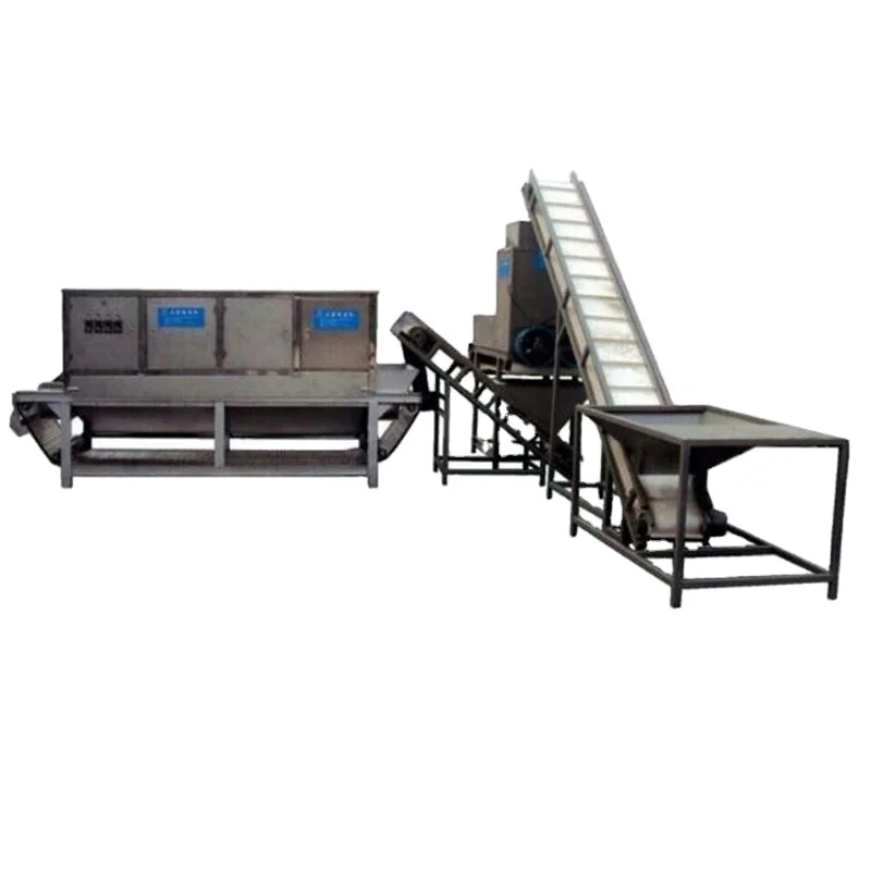 High efficiency garlic root cutting machine garlic peeler