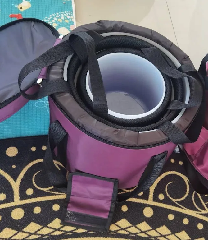 AMAZING BRAND Chakra Frosted Crystal Quartz Singing Bowl carry case