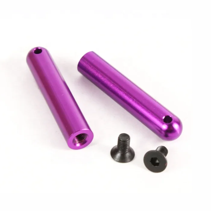 CNC customized motorcycle and bicycle modification hardware spare parts milling parts orange aluminum alloy material