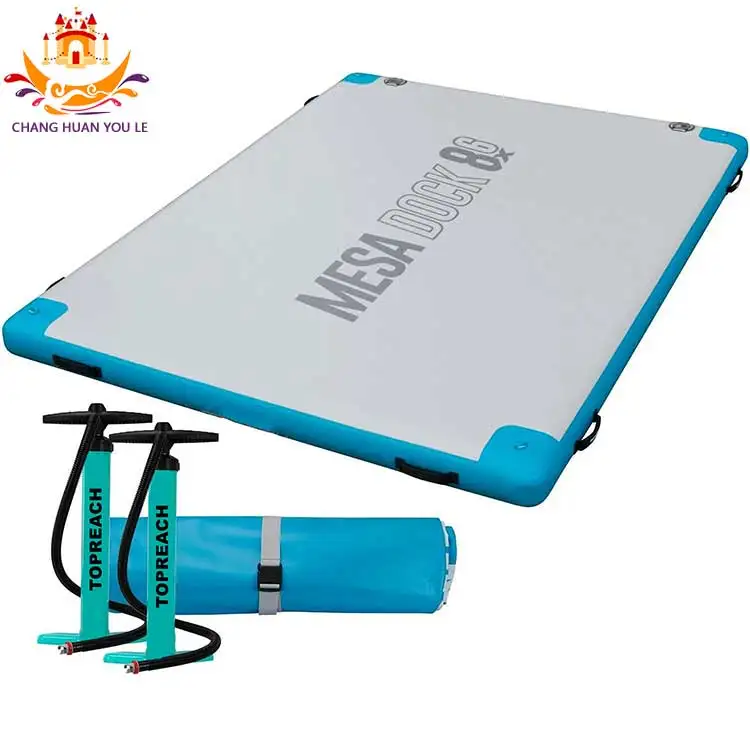 Лидер продаж надувная Плавающая Платформа 3 м 5 10 понтон из ПВХ-пены плавающая