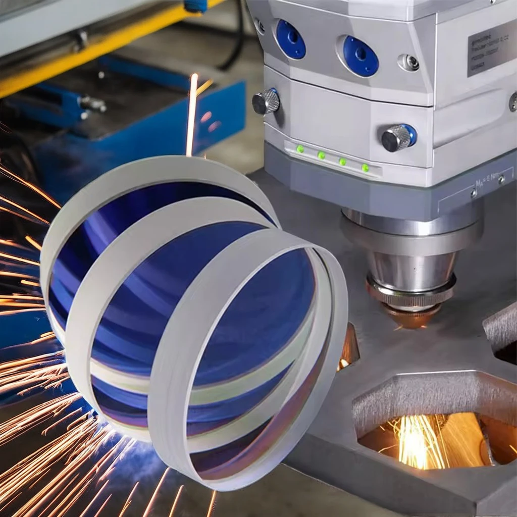 [High-quality] ZPLASER 18*2mm 1500w 20*2 1.5kw 20*3 20*4 Fused Silica 1064 Laser Protective Lens for Fiber Laser Cutting Head