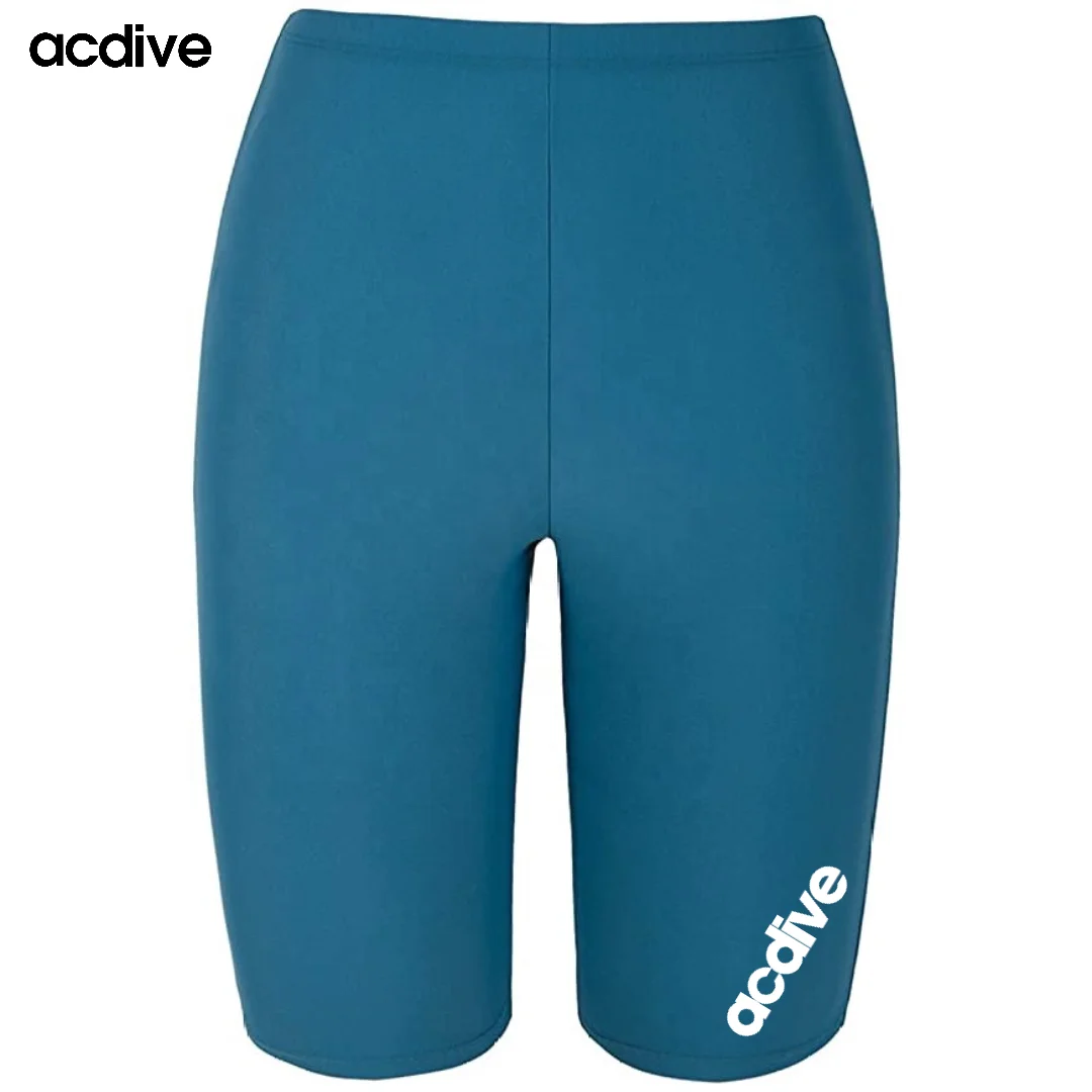 High Quality Women Yoga Spandex Nylon Fabric Ice Silk Upf 50+ Surfing Swimming Snorkeling Customized Aqua Sports Shorts