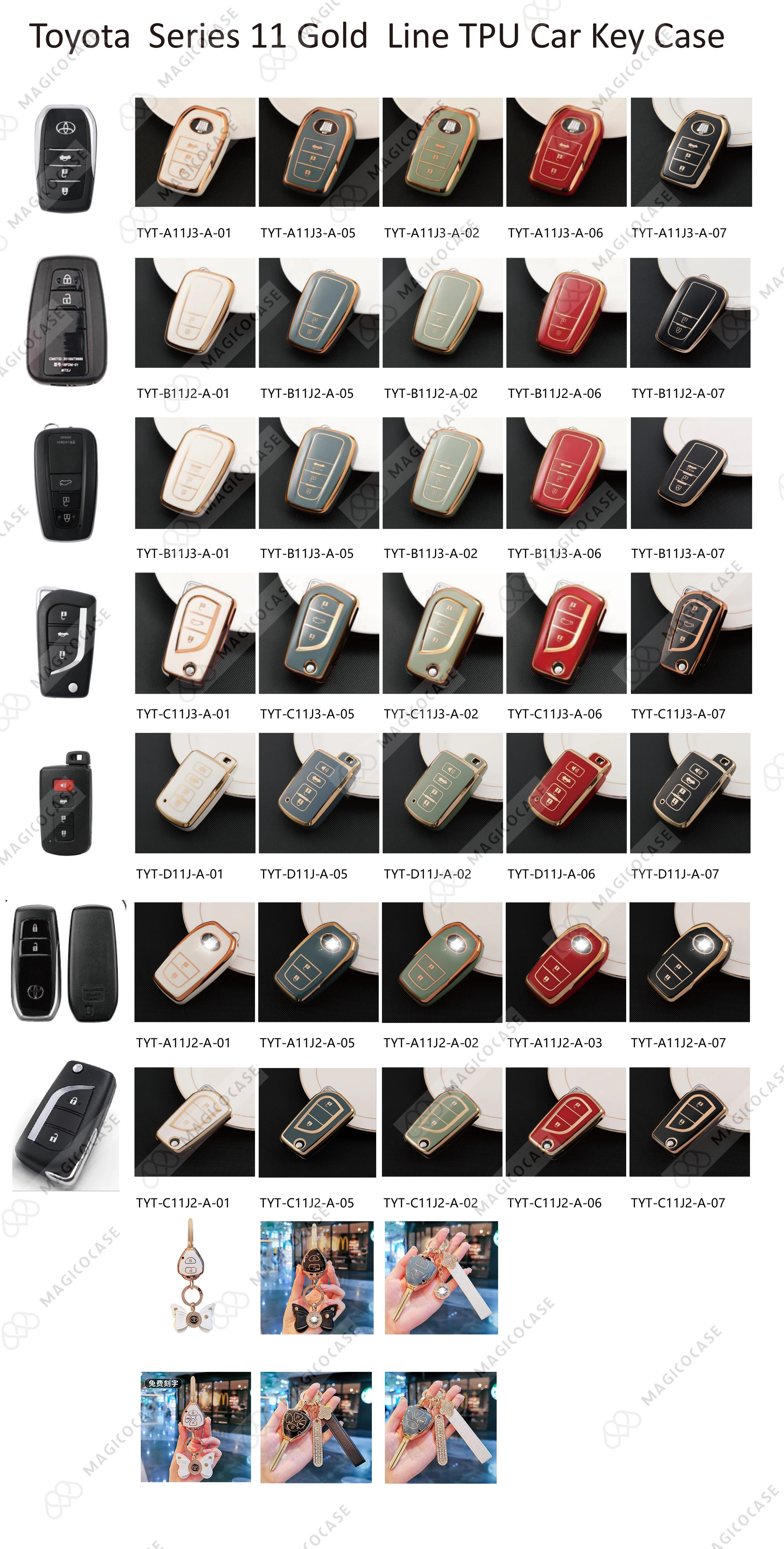 Free Sample Hot selling Car Model Key Case Cover in Indonesia for Daihatsu Hijet Sigra Terios Luxio for Mitsubishi Xpander