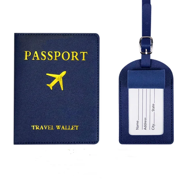 Manufacture Wholesale RFID Blocking Leather Passport Cover Bifold Wallet Genuine Leather Passport Holder