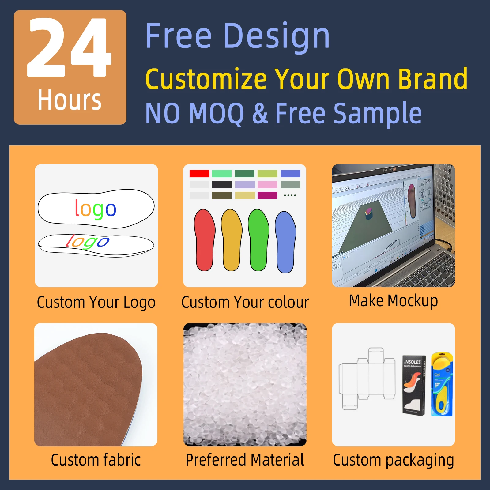 Custom Shoes Pad Regenerated Leather For Belt Insole Genuine Insole Arch Support Leather Insoles