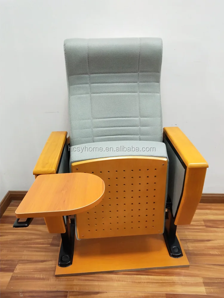 Classic School Furniture Tip-up Writing Tablet Lecture Hall Education Seat Theater Auditorium Chair
