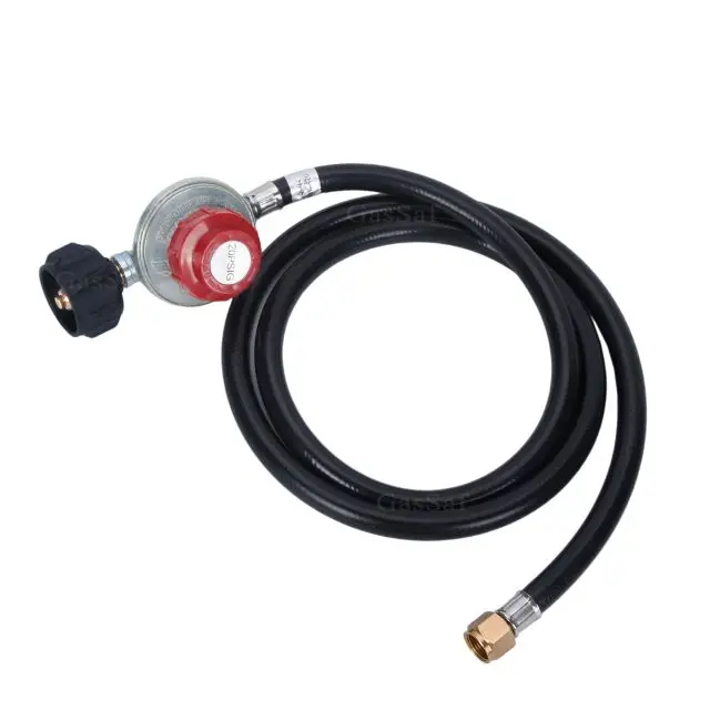 20 PSI Adjustable High Pressure Heater BBQ Grill Propane Gas Regulator LPG in Hose Kit