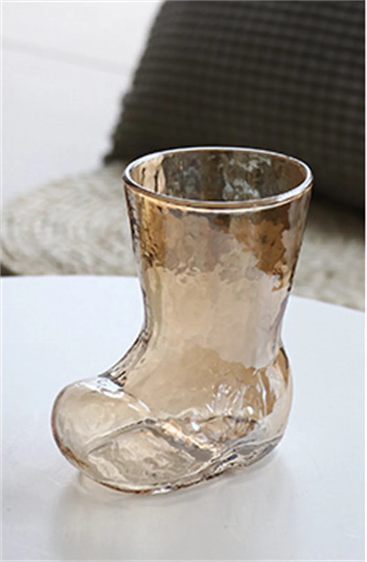 2023 Hot Sale New Korean Style Creative Clear Boot Shoes Shape Wine Glass Cocktail Glass Beer Glass Cups